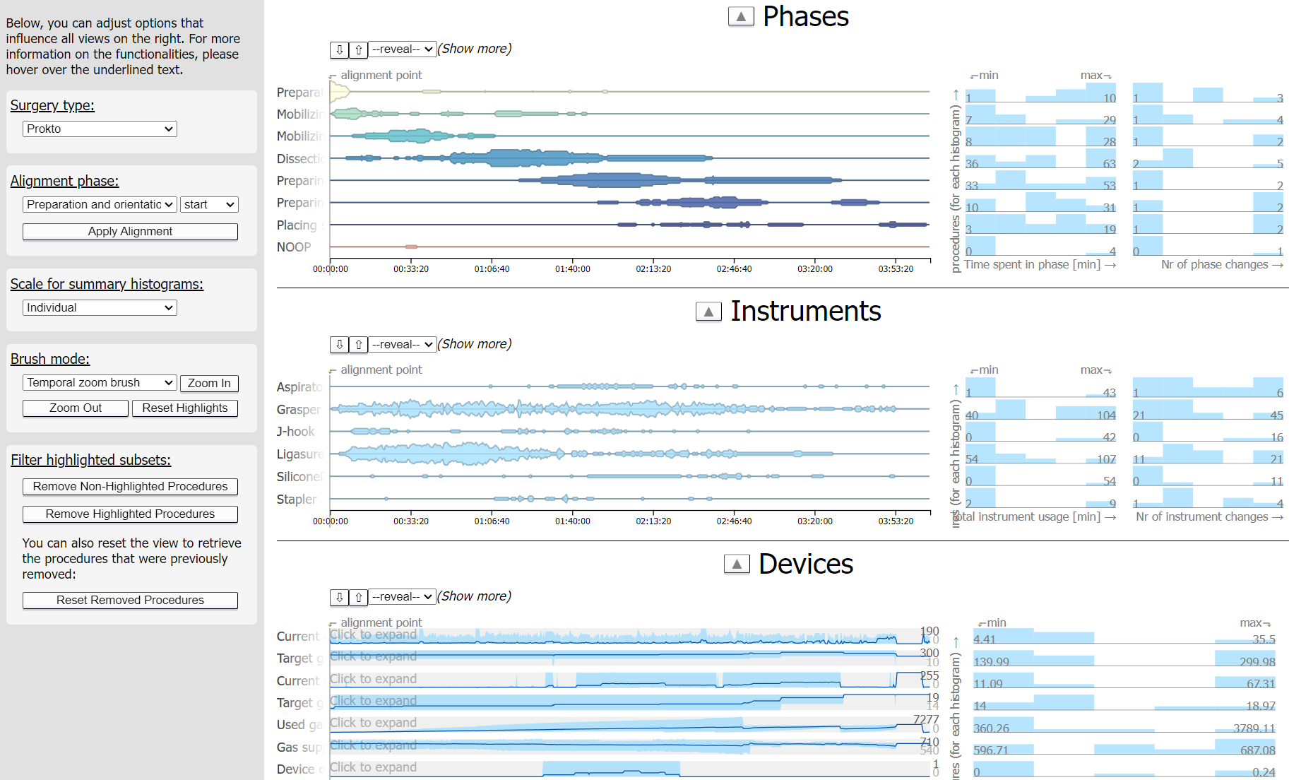A screenshot of the project